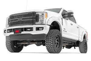 Ford F-250 Super Duty Mesh Grille - Rough Country - Rough Country - Black - '17-'19